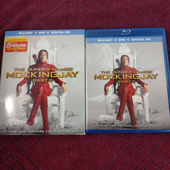 The Hunger Games Mockingjay Part 2 - 2015- PG/13-2 Disc Blu/ray DVD - Used - Picture 3 of 6
